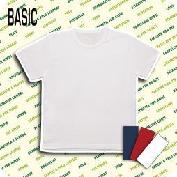 Basic T-shirt a manica corta in cotone